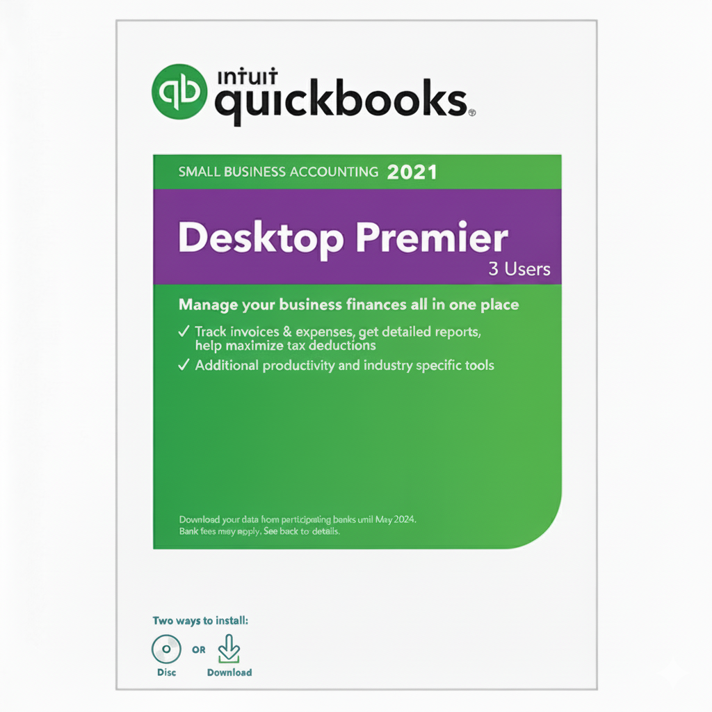 QuickBooks Desktop Premier Accountant 2021 3 Users